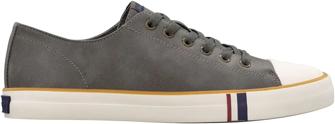 Мужские кроссовки Ben Sherman Hadley с шнуровкой - повседневные, цвет слоновая кость, темно-серый/белый — фото 3