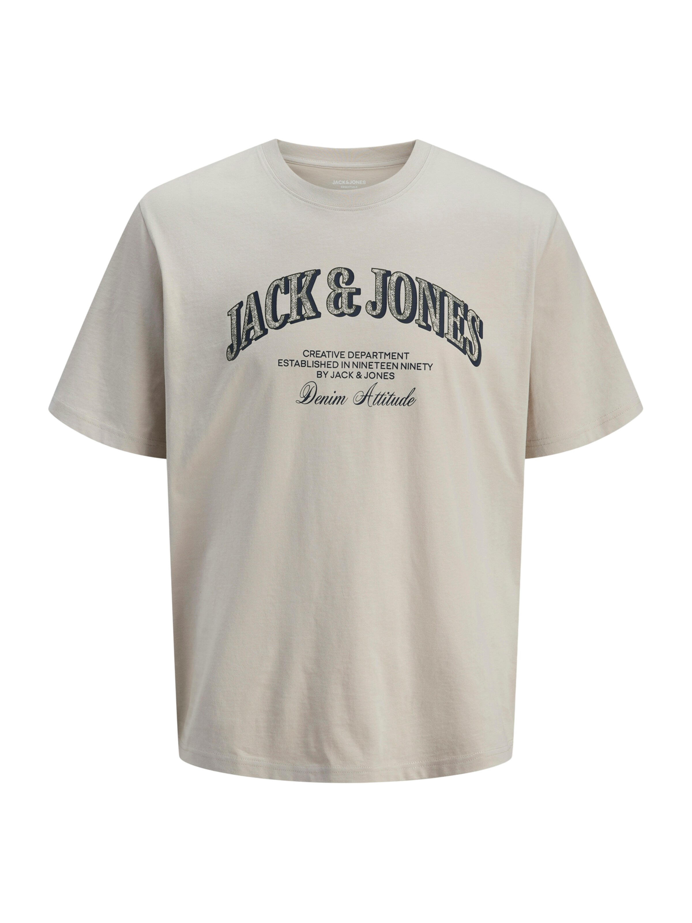 

Jack & Jones Plus Футболка 'JJEDENVER' в цвете Kitt