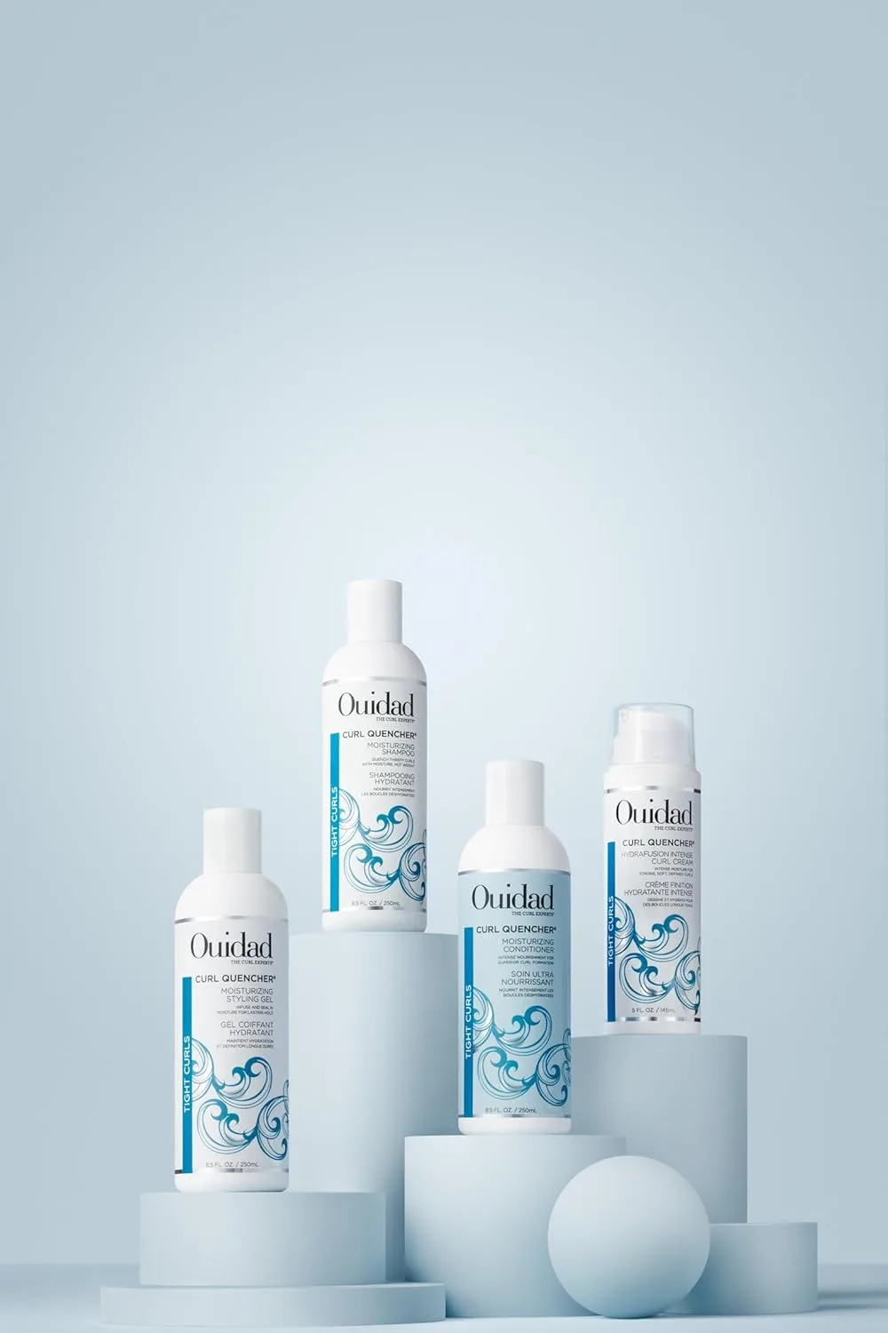 Увлажняющий кондиционер Ouidad Curl Quencher (33, 8 унции) и шампунь (8, 5 унции) в комплекте — фото 3