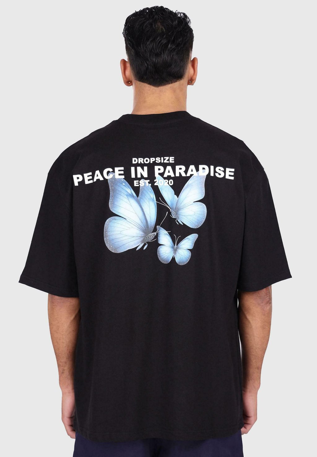

Футболка с принтом HEAVY BUTTERFLIES PARADISE Dropsize, черный