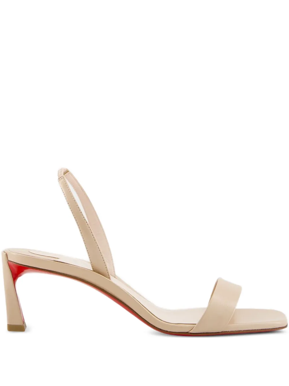 Босоножки с ремешком на пятке Christian Louboutin, нейтральный