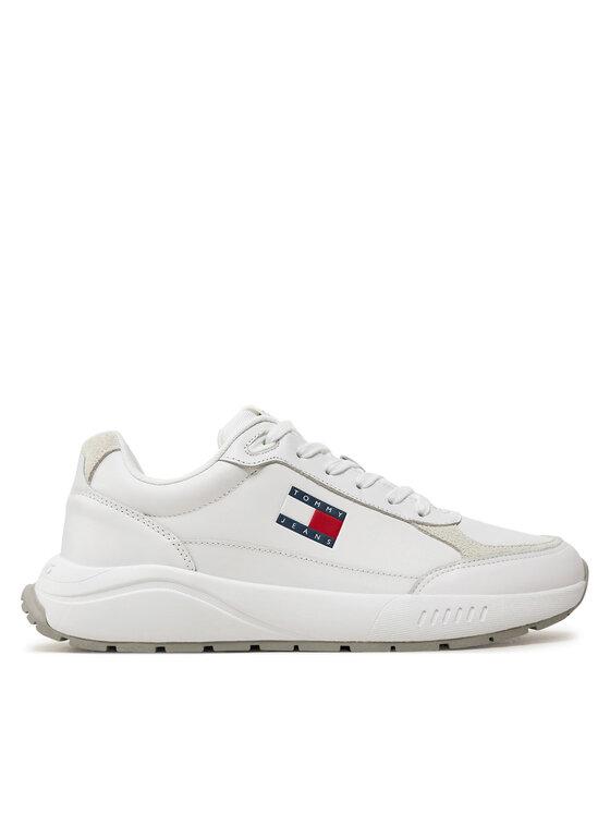 

Кроссовки Tjm Runner Full Leather Ess EM0EM01445 Tommy Jeans, белый