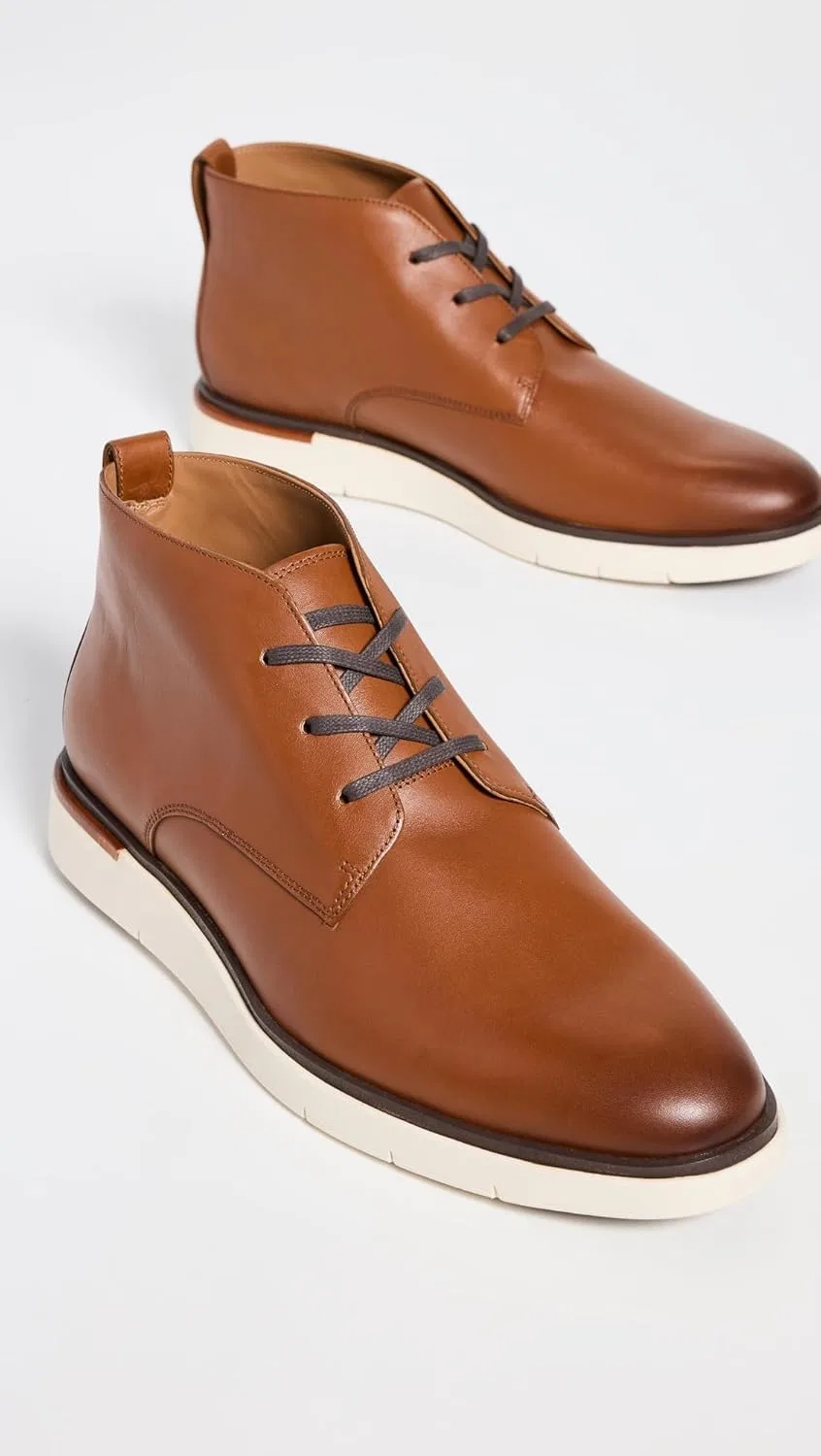 Чукка ботинки кожаные Allen Edmonds, темно-красный 640 — фото 4