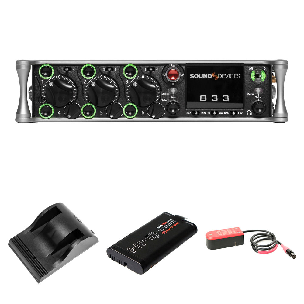 

Портативный цифровой рекордер Sound Devices 833 8-Channel / 12-Track Multitrack Field Recorder