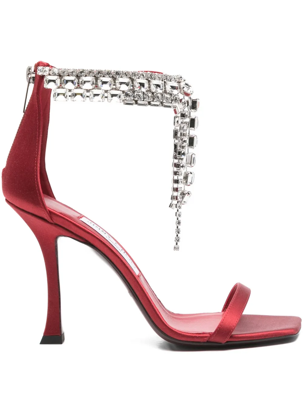 Сандалии Verity 100 мм, украшенные кристаллами JIMMY CHOO, розовый