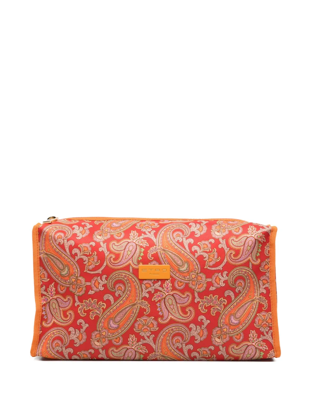 

Косметичка с принтом «пейсли» Etro, красный