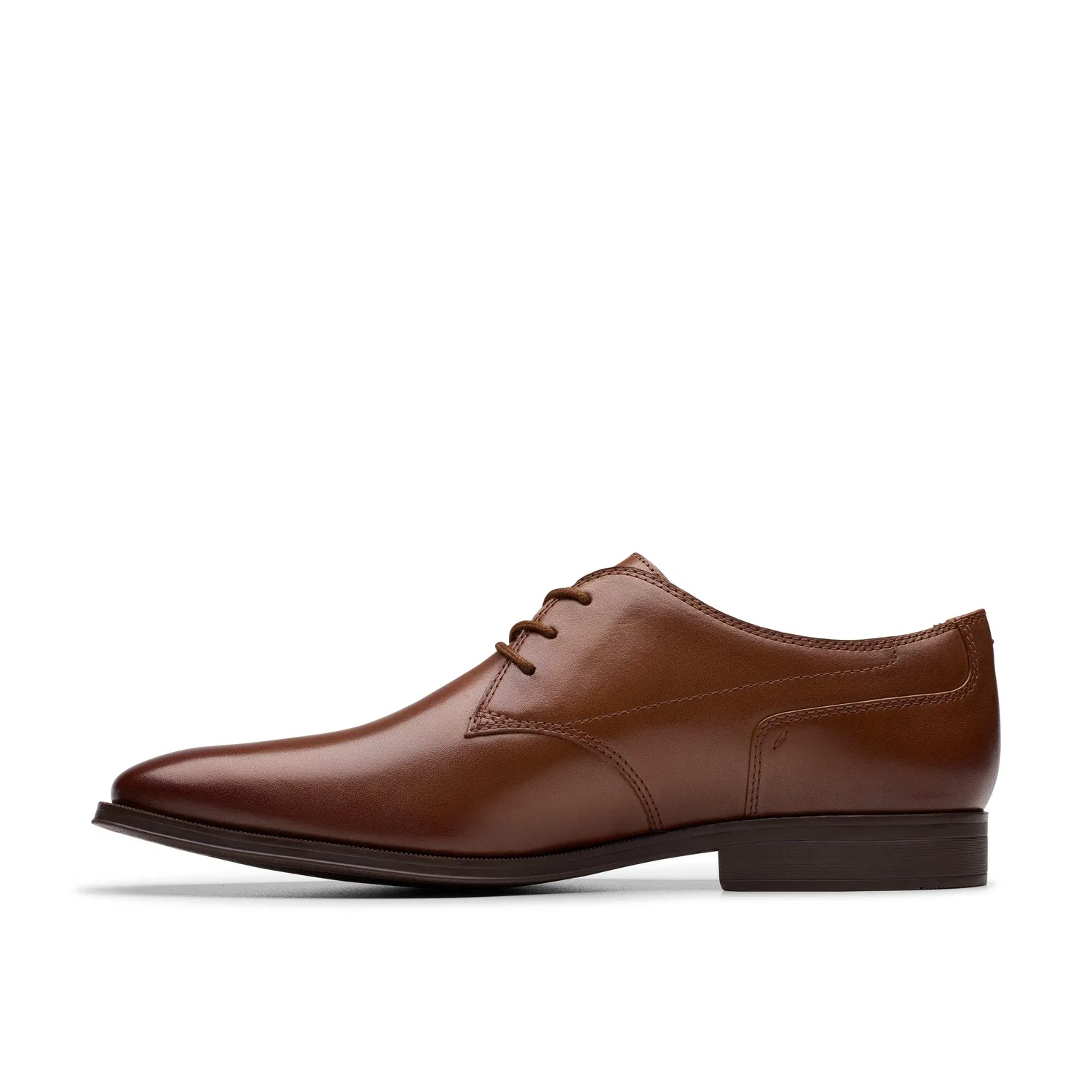 Дерби мужские Paulton Lace Clarks, коричневый — фото 2