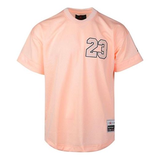 

Футболка Men's Air Jordan 23 Flight Mesh Jersey T-Shirt Pale Pinkish Gray AO2827-814