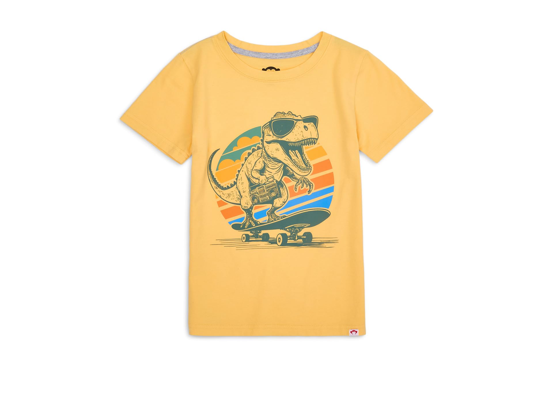 

Футболка Appaman Kids Graphic Short, цвет Pale Yellow