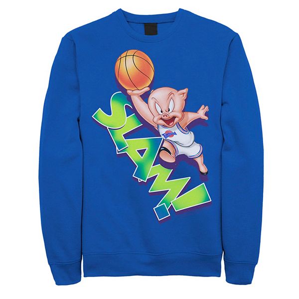

Толстовка Men's Looney Tunes Space Jam Porky the Pig Slam Licensed Character