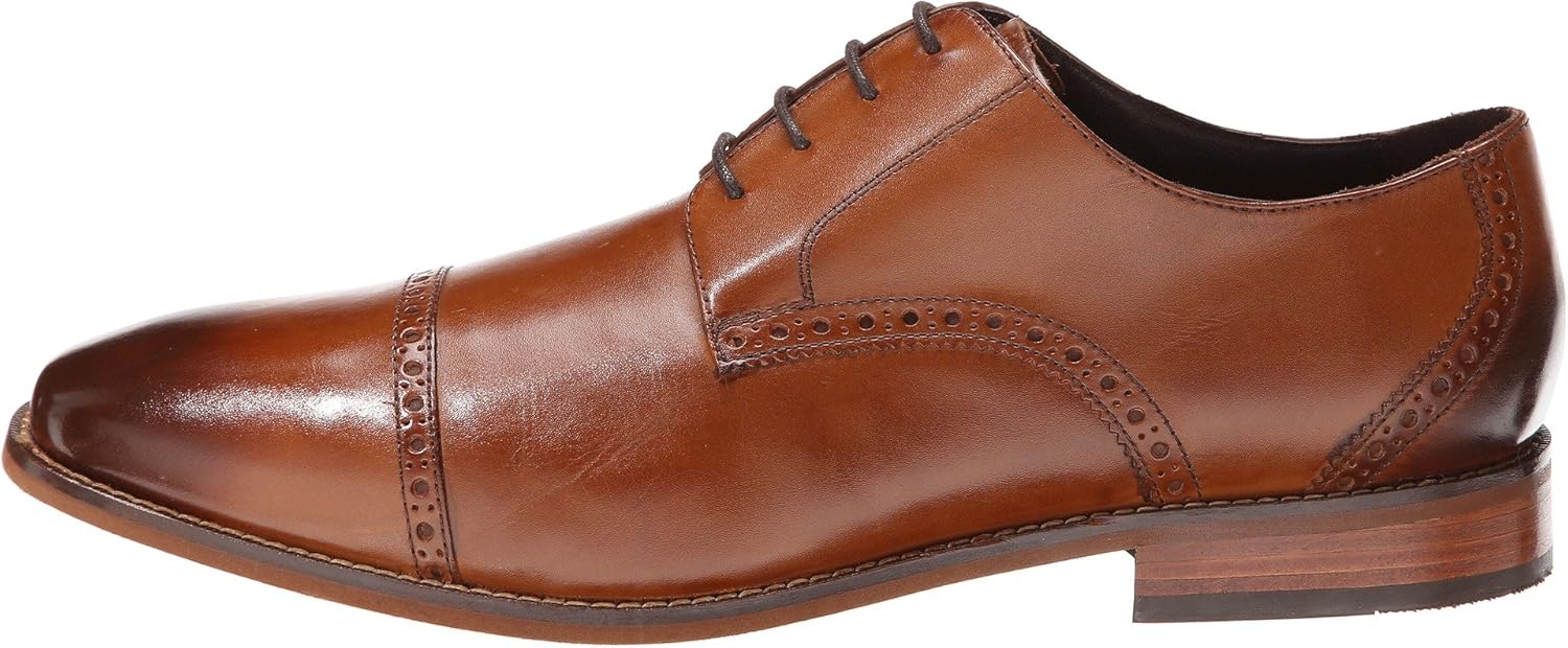 Мужские оксфорды Florsheim Castellano с кап-то носком, коричневый — фото 3