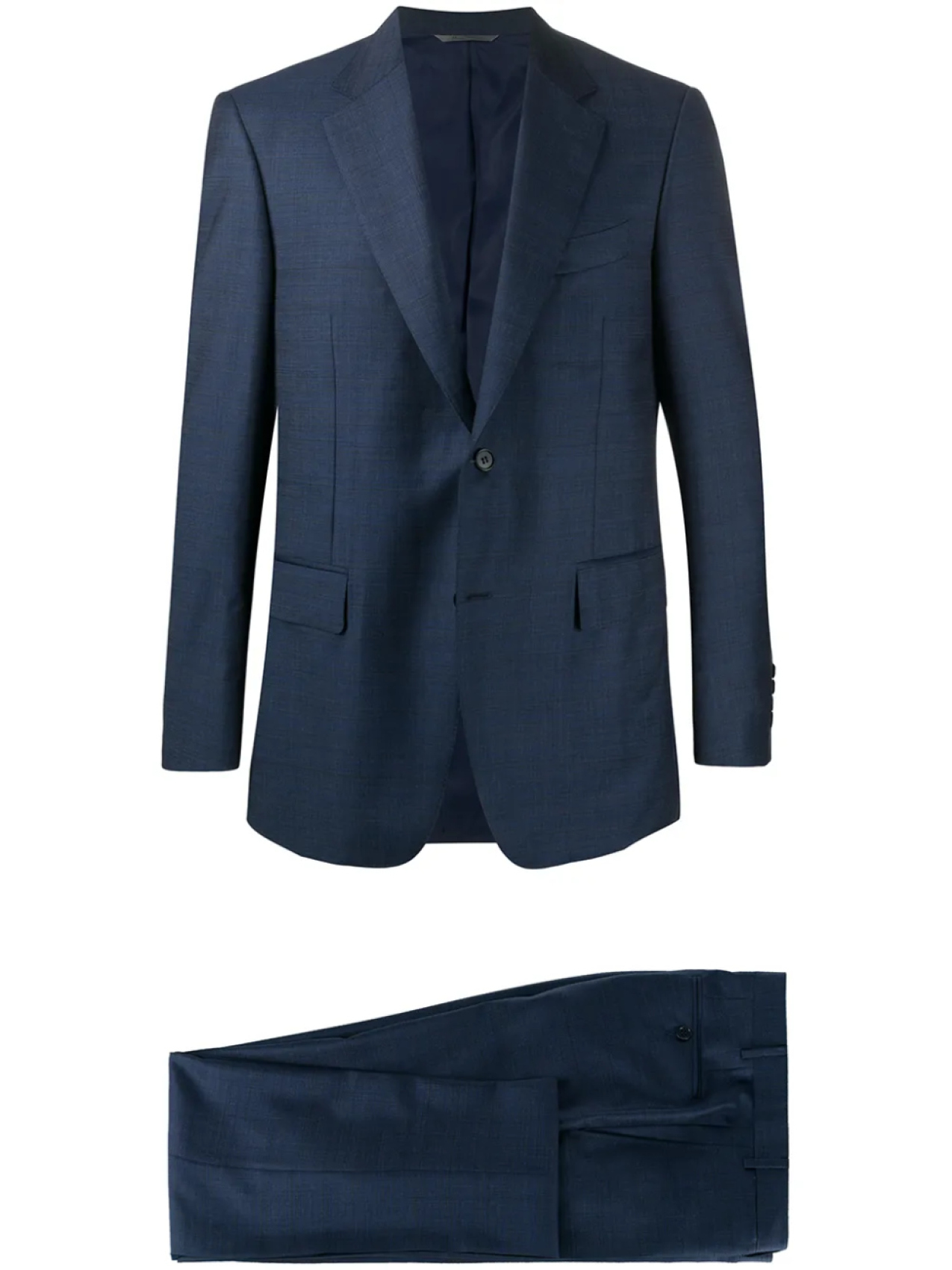 

Canali костюм-двойка строгого кроя, синий