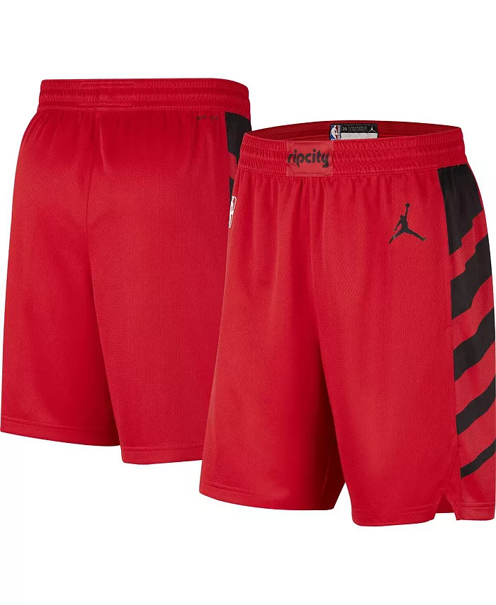 Мужские шорты для игры Portland Trail Blazers 2022/2023 Statement Edition Swingman Performance, красные Jordan — фото 4