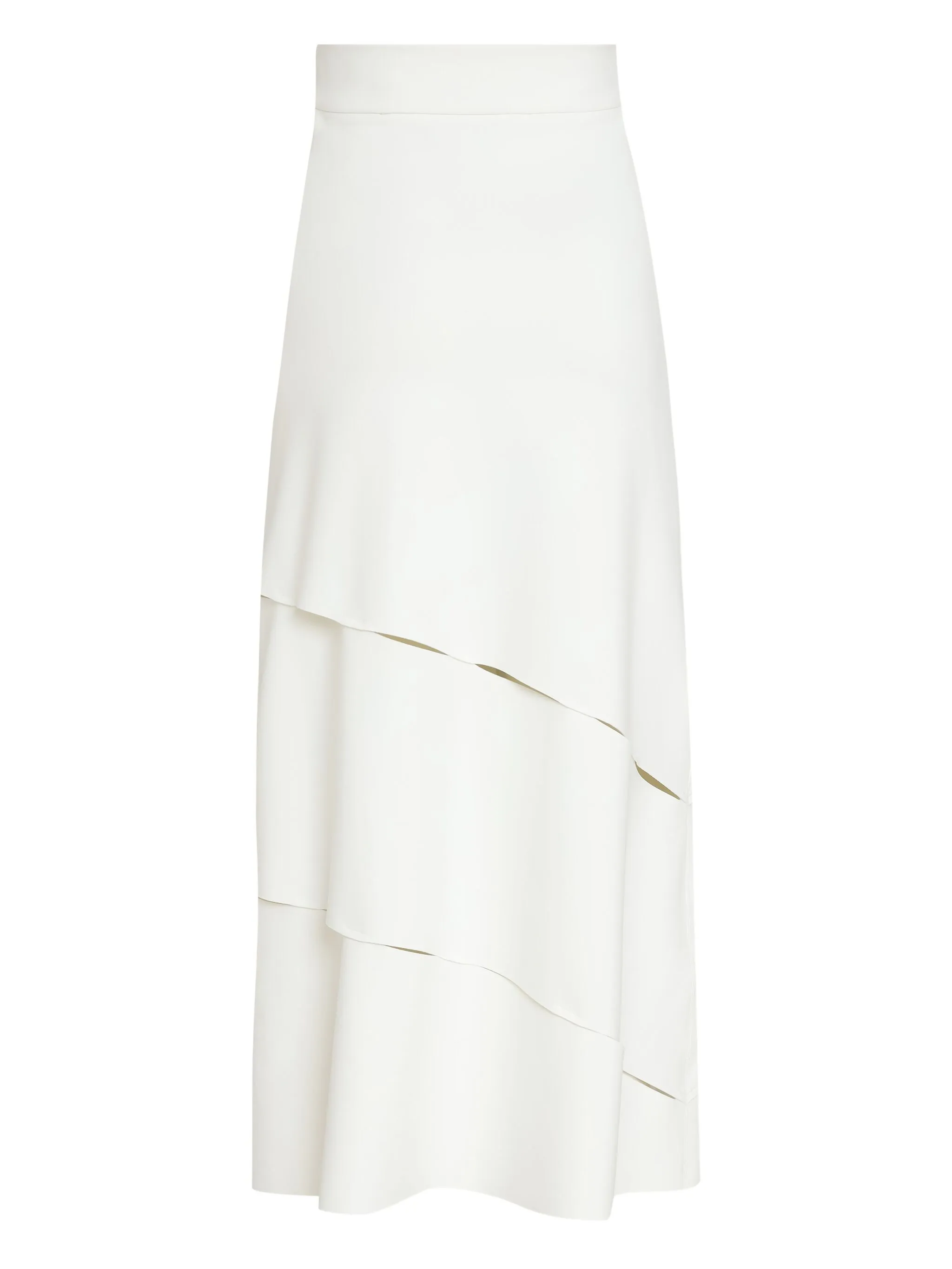 

Многослойная юбка миди Gloria Coelho, белый