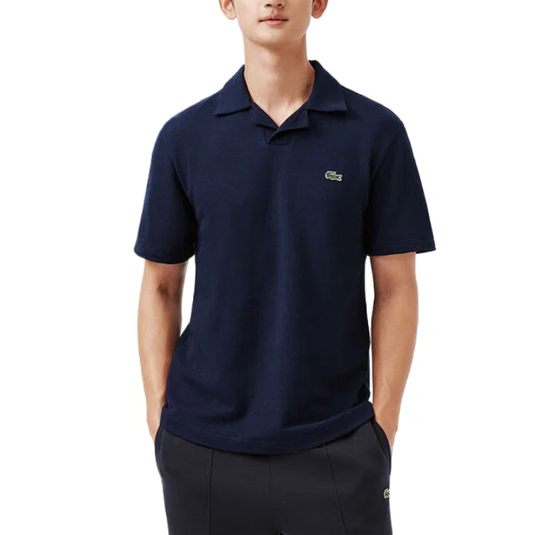 Поло Logo Classic Fit LACOSTE, Navy Blue