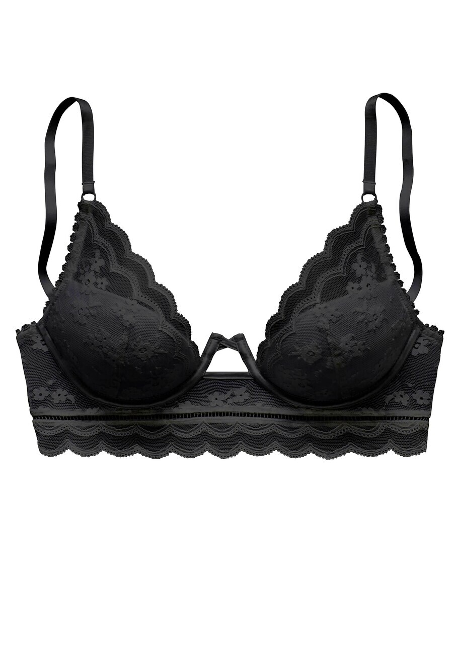

Бюстгальтер на косточках LASCANA Push-up Bra, черный