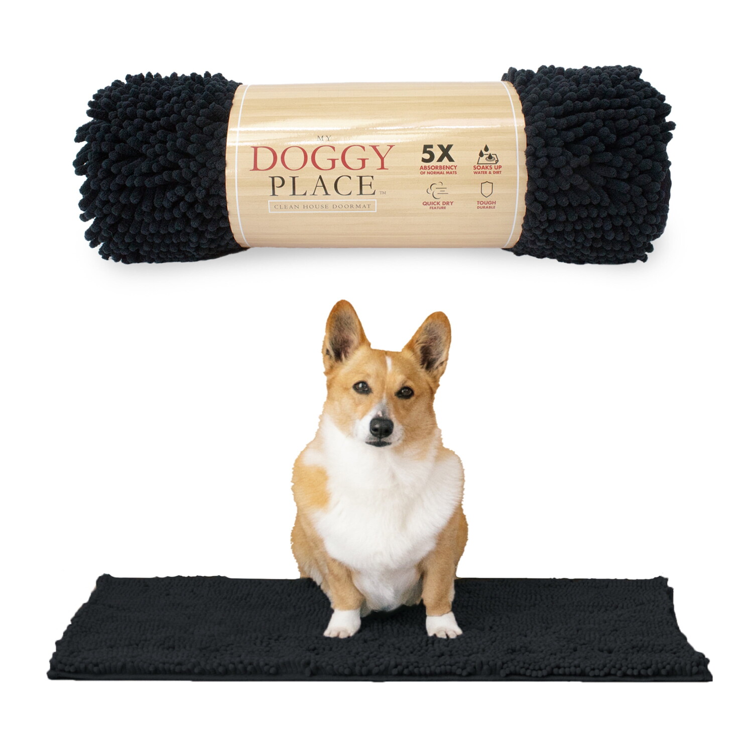 

Коврик для собак My Doggy Place, черный