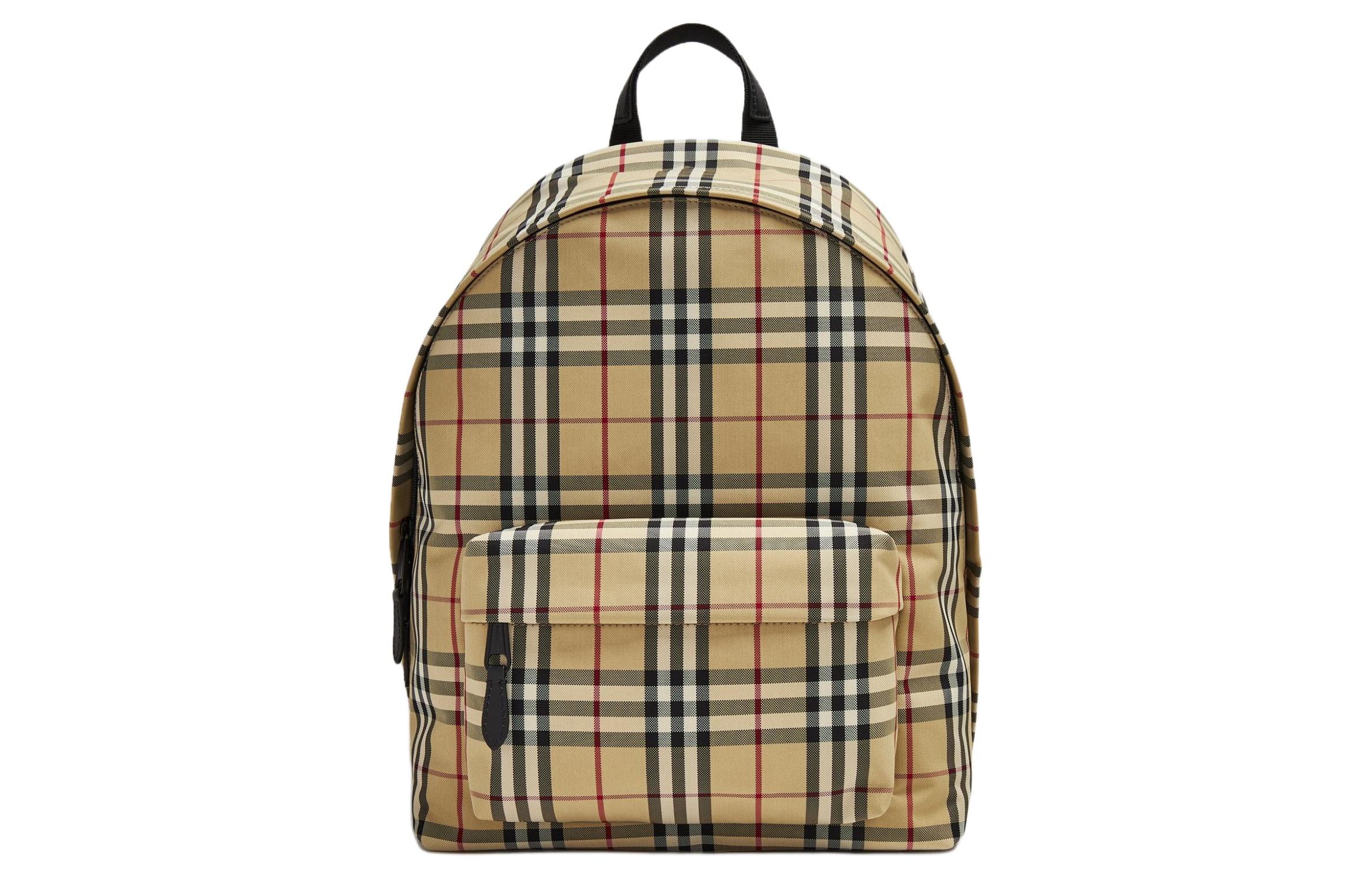 

Burberry Тканевый рюкзак мужской желтый и разноцветный