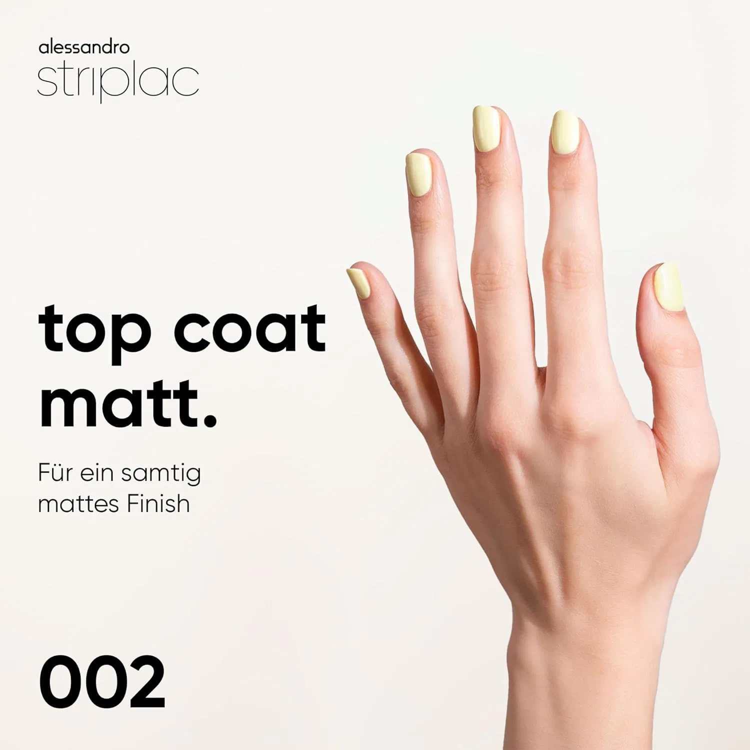 Верхнее покрытие для ногтей UV Top Coat Matt от alessandro Striplac Alessandro — фото 2