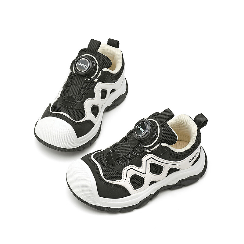 Кроссовки Jeep Kids Lifestyle Shoes Kids Low-top Beige/black, бежевый/черный — фото 4