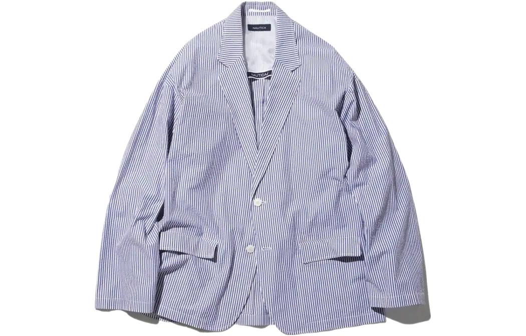 

NAUTICA JAPAN Костюм мужской Business Suits Marine Blue с умеренным воротником