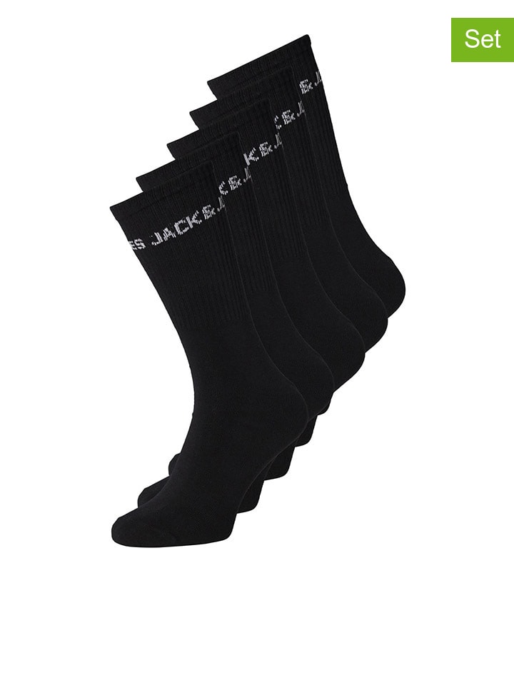 

Jack & Jones Набор из 5 пар: черные носки