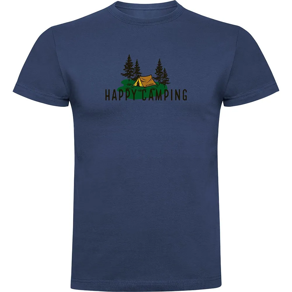 

Футболка Kruskis Happy Camping, синий