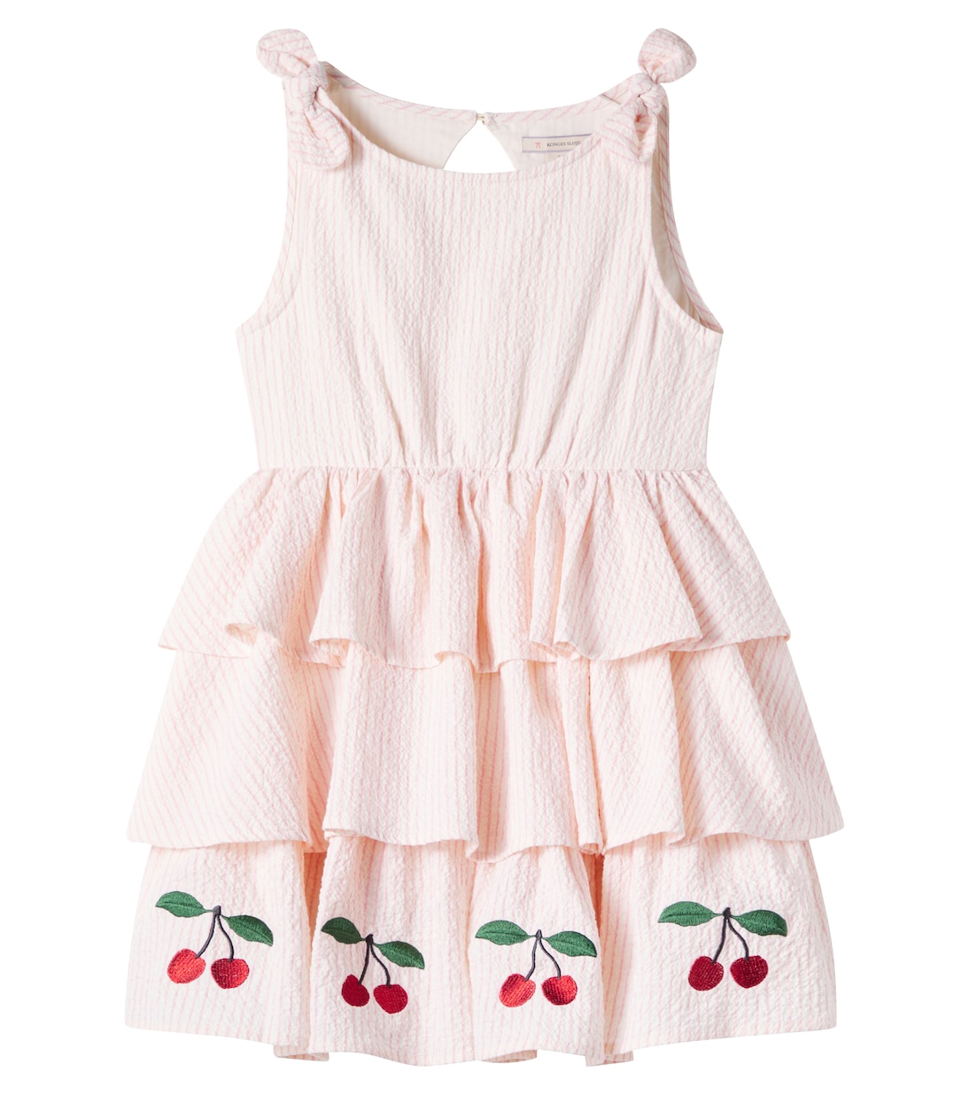 

Платье Ellie из полосатого хлопкового пике Konges Sløjd, Peony Stripe