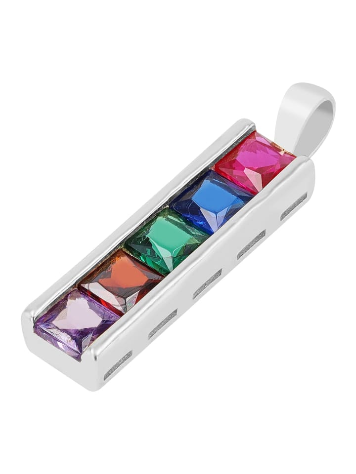 

Adeliás Женский кулон из серебра 925 пробы с кубическим цирконием в серебряной оправе