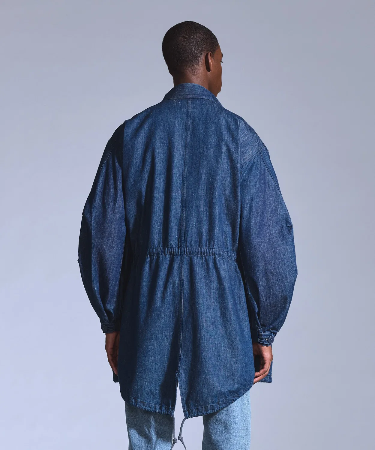 Куртка-парка фиштейл Levi's Blue Tab деним тёмно-синий — фото 2