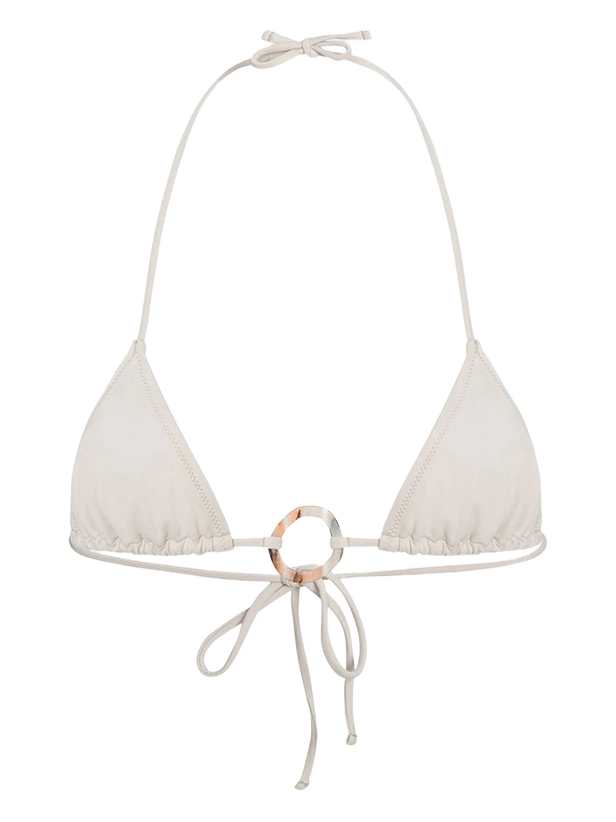 

Топ бикини с треугольными чашками Tropic Of C, серый