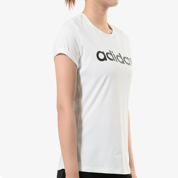 Футболка дизайн 2 move логотип футболка азиатские размеры Adidas, белый — фото 4