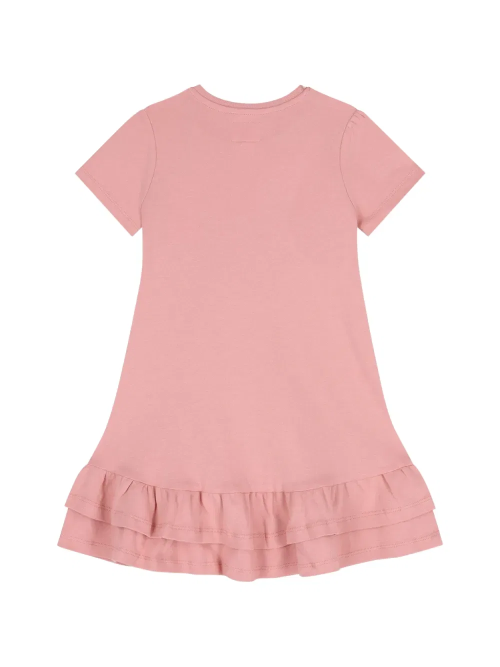 Платье-рубашка с оборками Guess Kids, розовый — фото 2