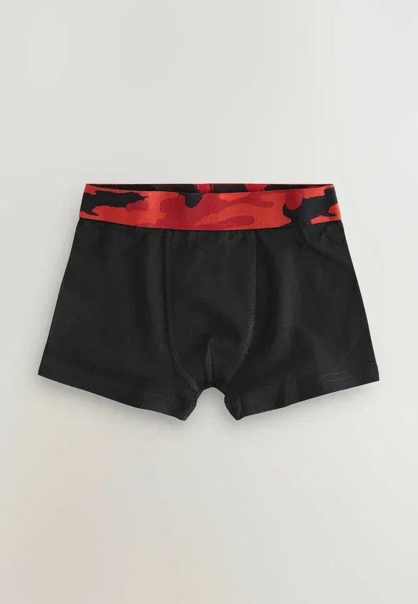 Трусы 5 шт Next, black with camo waistband, черные с камуфляжным поясом — фото 2