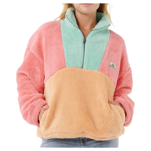 

Женский флисовый пуловер для вечеринки в стиле блок-пати Rip Curl, розовый