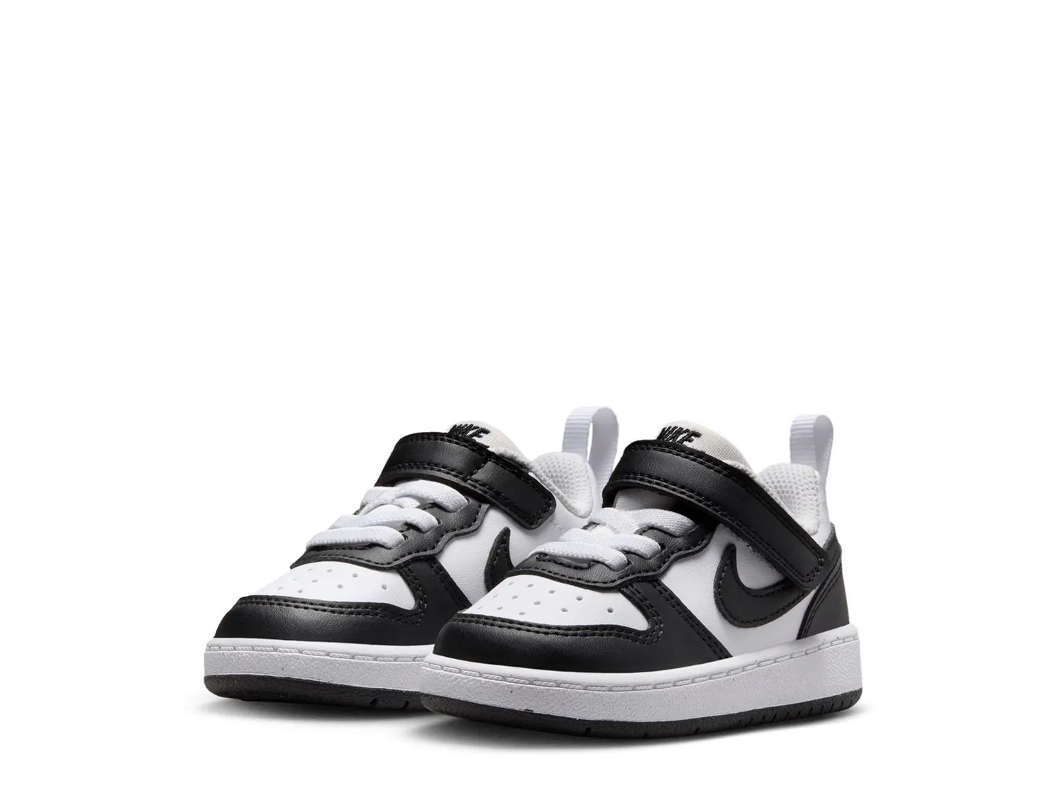 Кроссовки Nike Court Borough Low Recraft Sneaker - Kids', белый/черный — фото 3