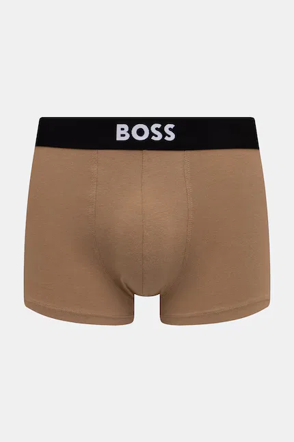 Боксеры мужские из хлопка с эластаном Trunk 3P ONE 3 шт BOSS, серый — фото 2