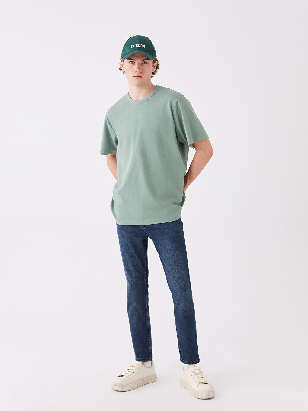 

Мужские джинсовые брюки 730 Carrot Mold LCW Jeans, зеленое родео, Зеленый, Мужские джинсовые брюки 730 Carrot Mold LCW Jeans, зеленое родео