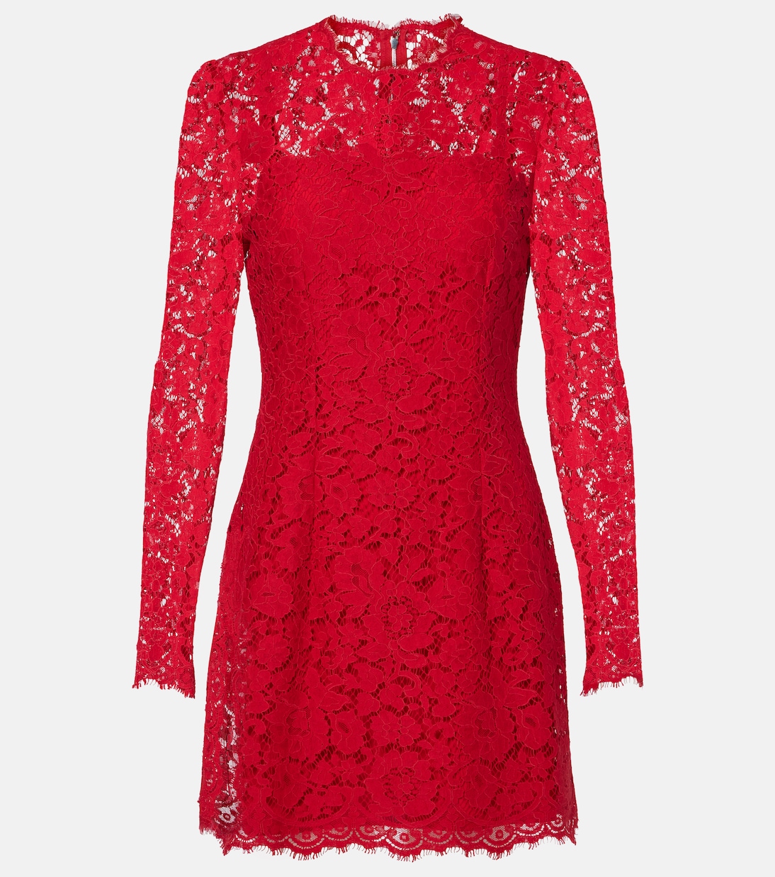 

Мини-платье из хлопкового кружева Dolce&Gabbana, Light Bordeaux