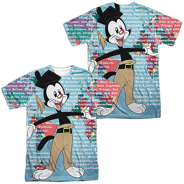 

Футболка Animaniacs Yakko World с коротким рукавом Licensed Character