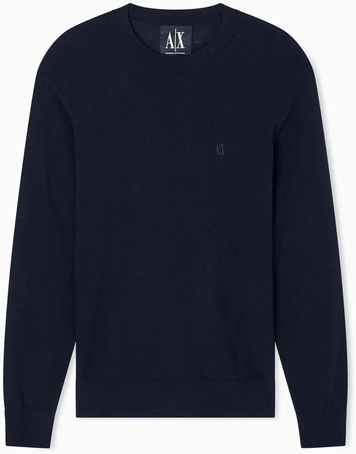 

Armani Exchange мужской хлопковый вязаный пуловер с длинным рукавом