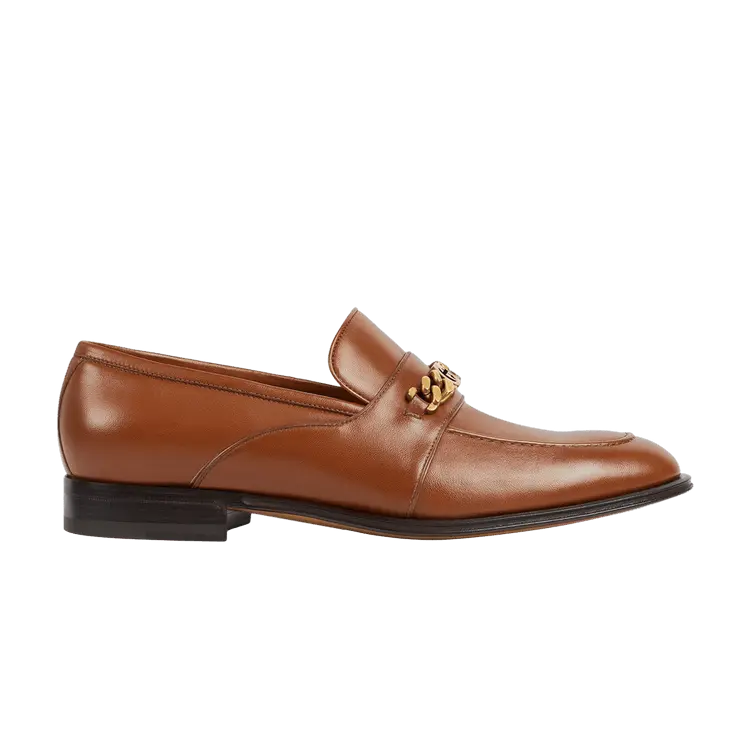 

Кроссовки Gucci Loafer Interlocking G Chain - Brown, коричневый