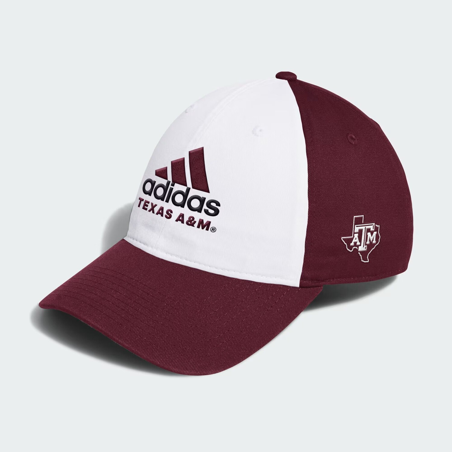 

Регулируемая кепка Texas A&M Aggies Adidas, цвет White/Team Maroon/Multi/Multi