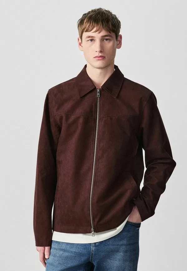 Куртка из искусственной кожи Next, Maroon Red