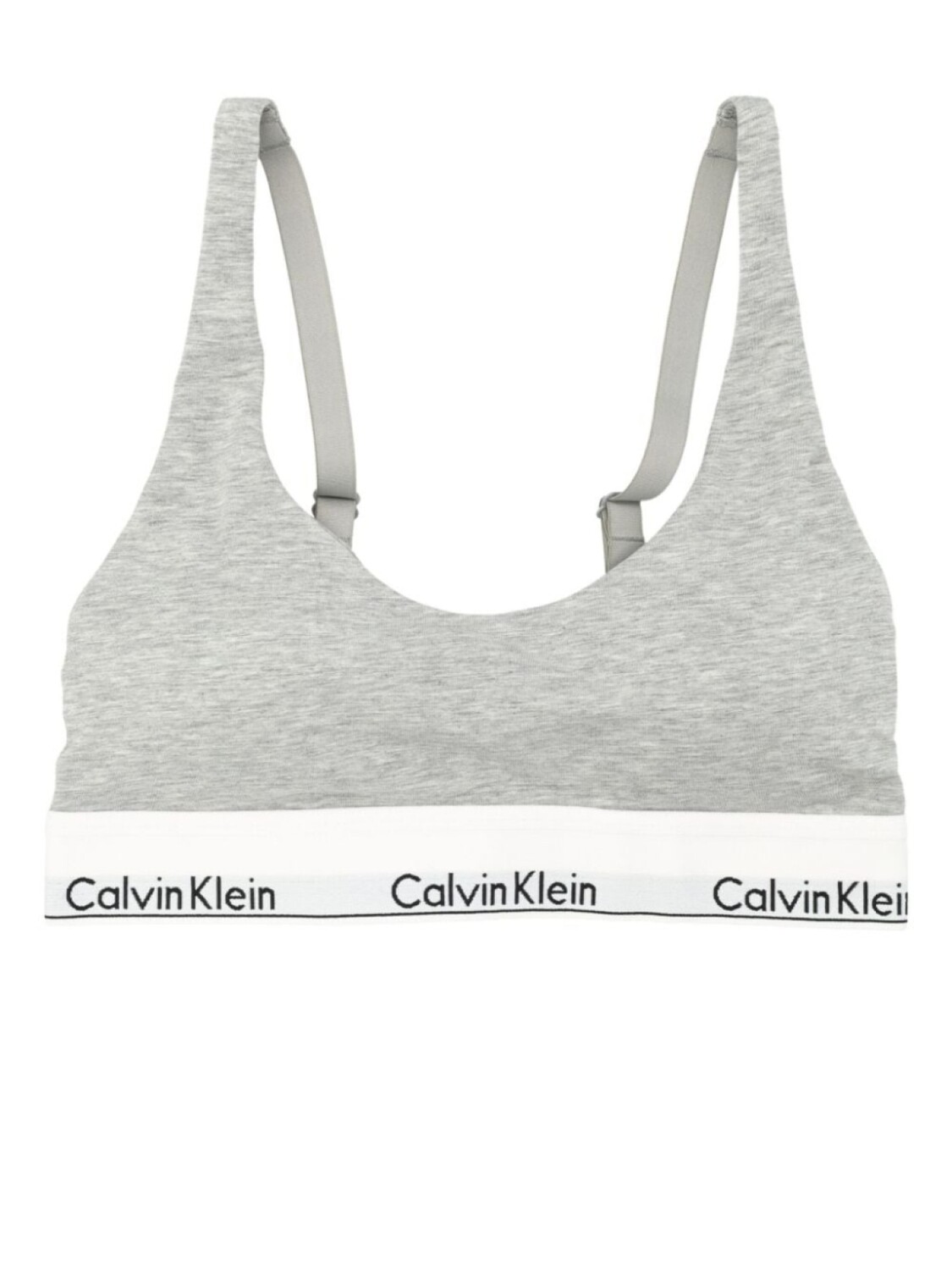 

Calvin Klein современный хлопковый бюстгальтер-бралетт, серый