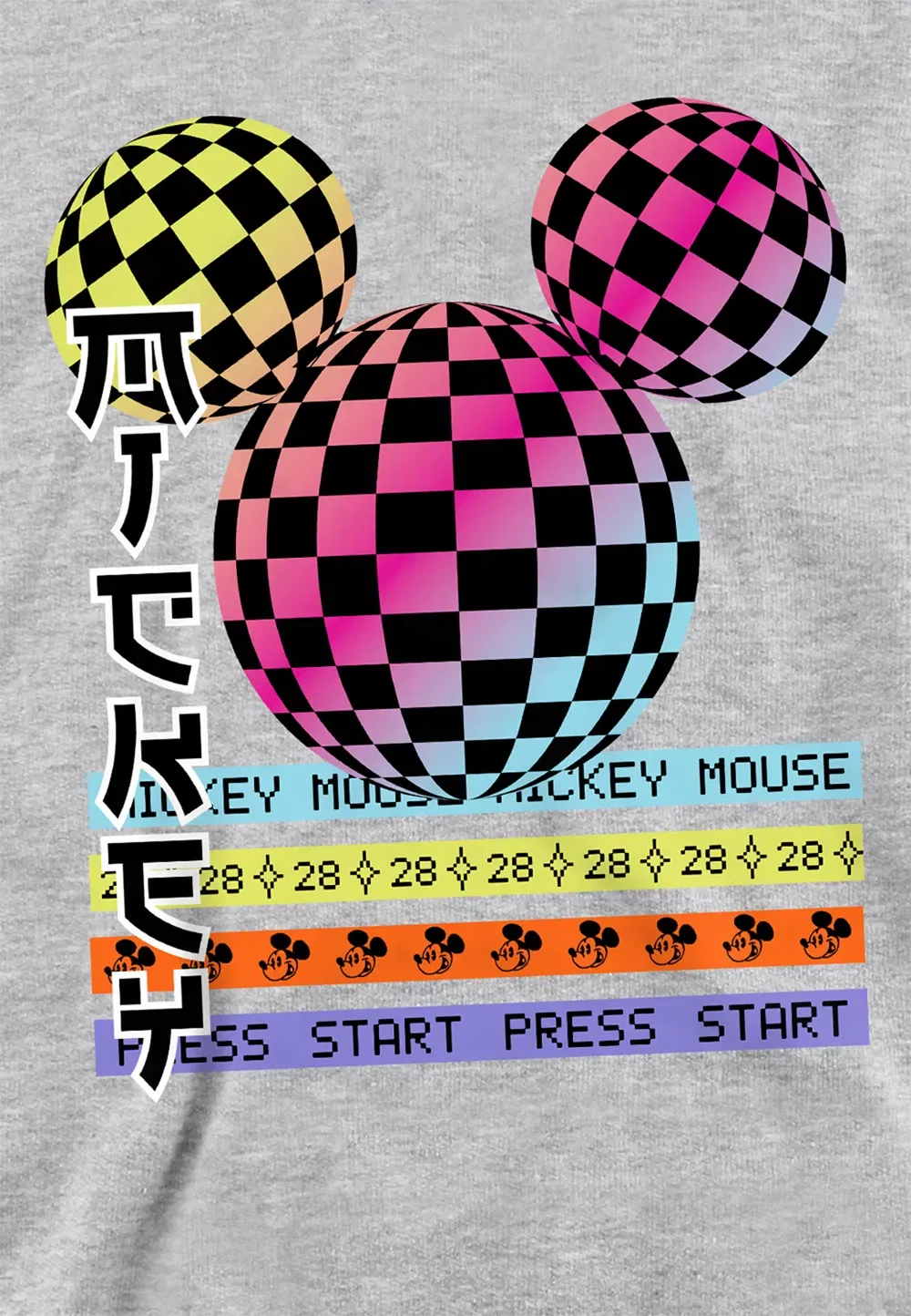 Детский худи Disney Digital Gradient Head, серый — фото 2