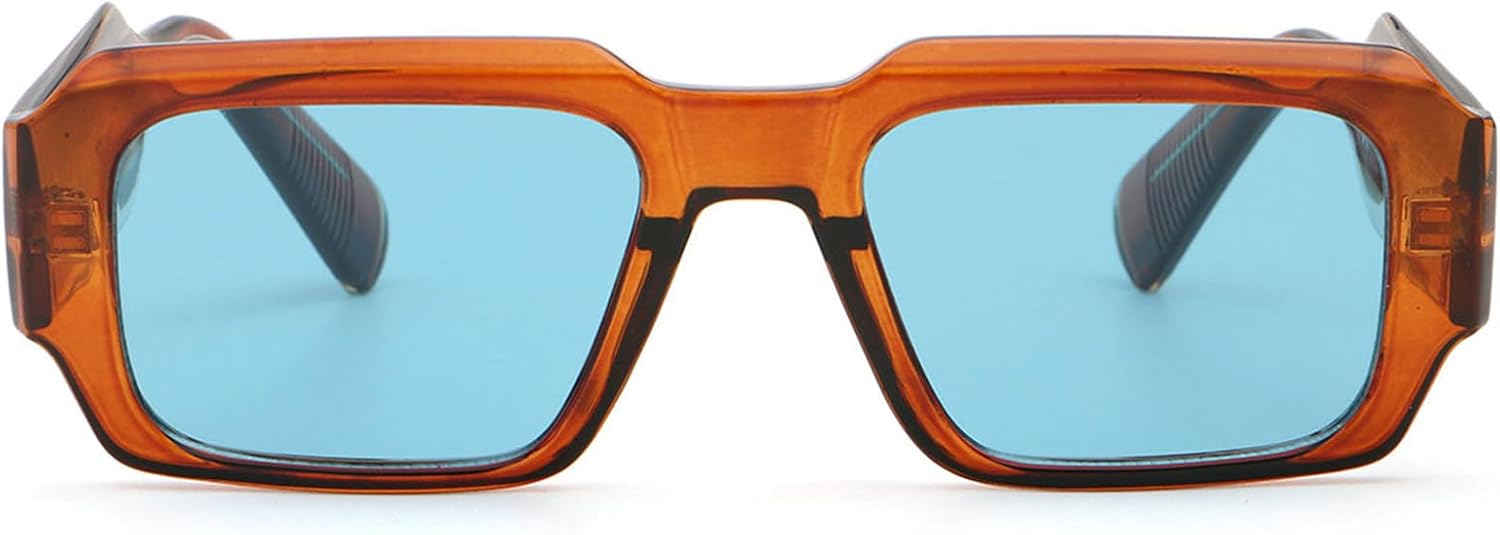 

Солнцезащитные очки Helena в толстой прямоугольной оправе из ацетата, женские, винтажные, дизайнерские, квадратные, с защитой от УФ-излучения UV400, мужские солнцезащитные очки, C5