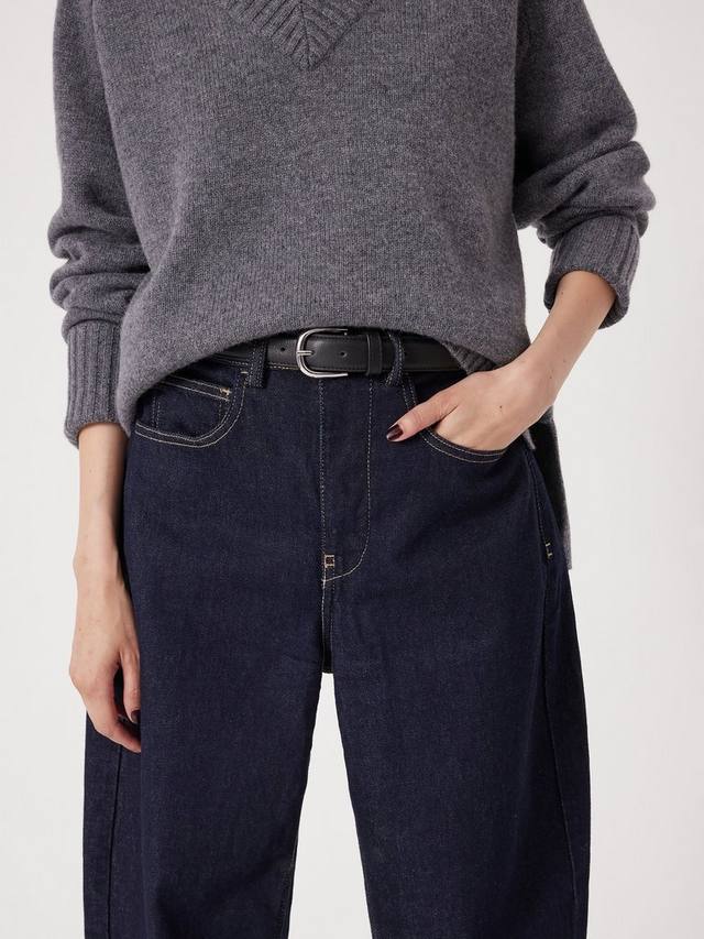 

Ремень из полированной кожи HUSH, Black