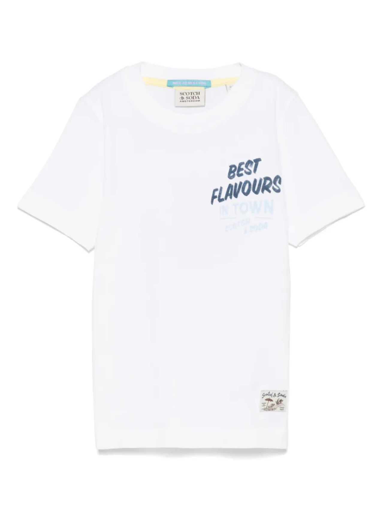 

Футболка с принтом Scotch & Soda Kids, белый