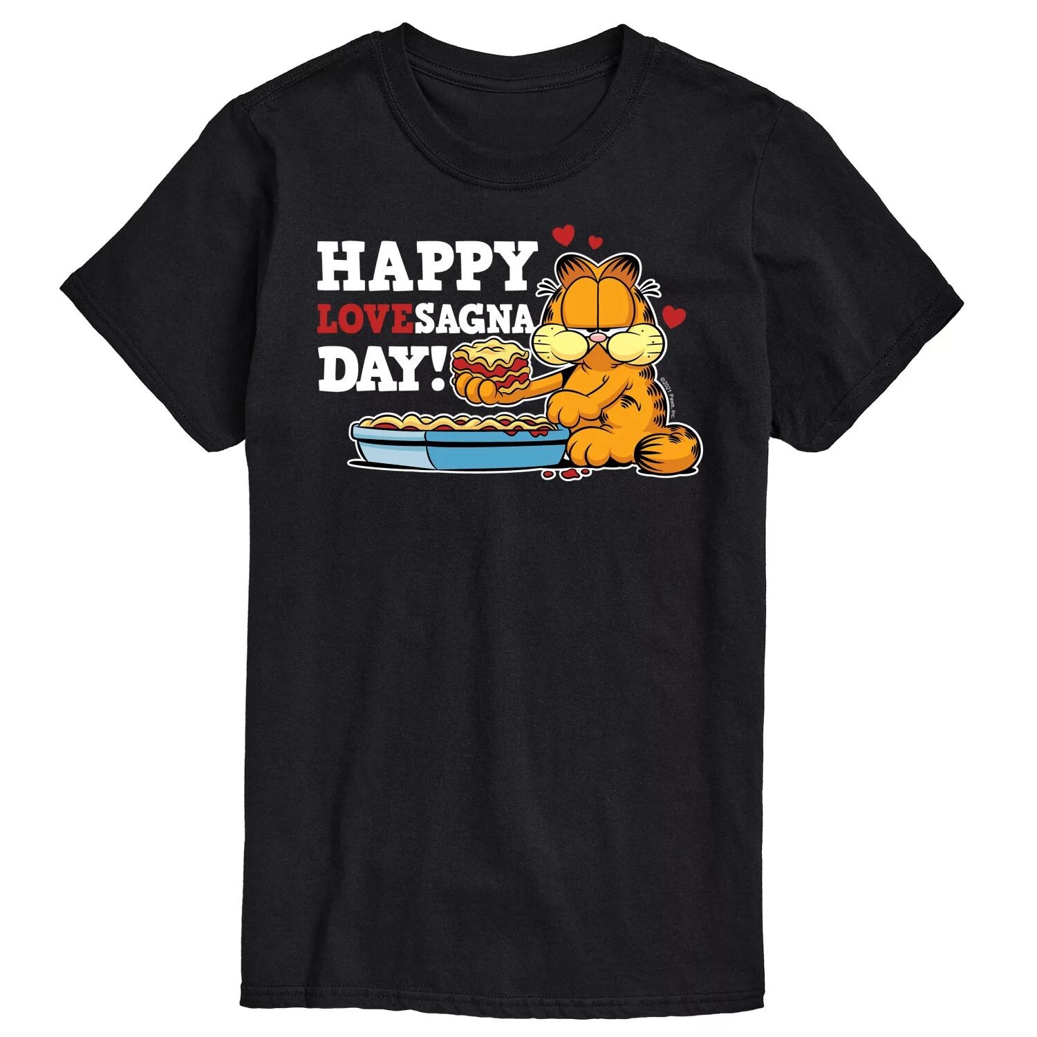 

Мужская футболка Garfield Happy Lovesagna Day Licensed Character